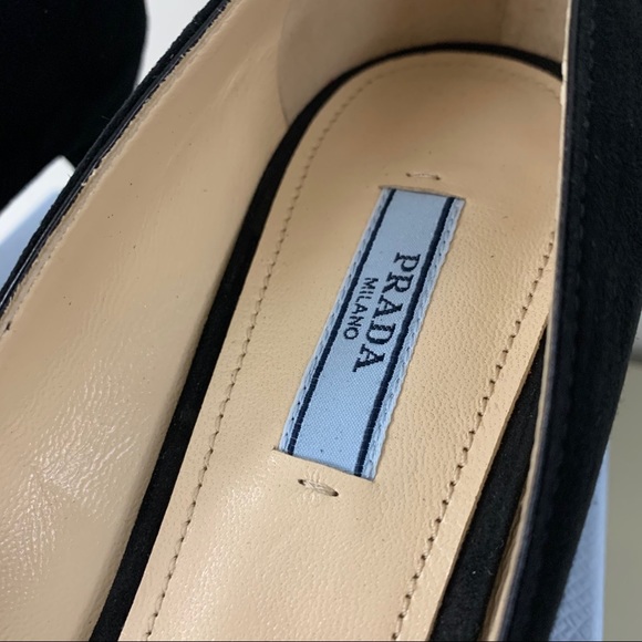 Prada Camosico Heels in Nero/Black - Picture 4 of 7